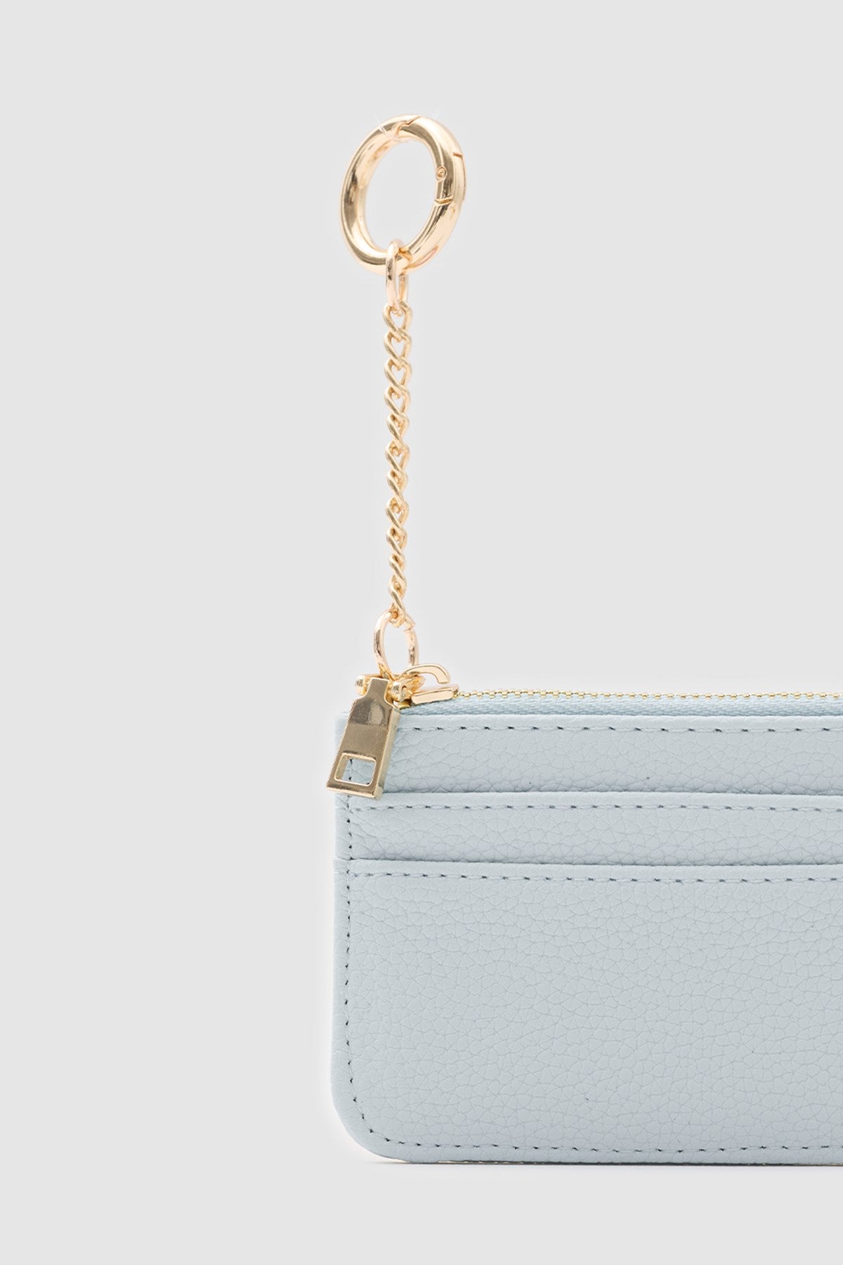 Bijou Zip Cardholder in baby blue, view 6 – Nouva