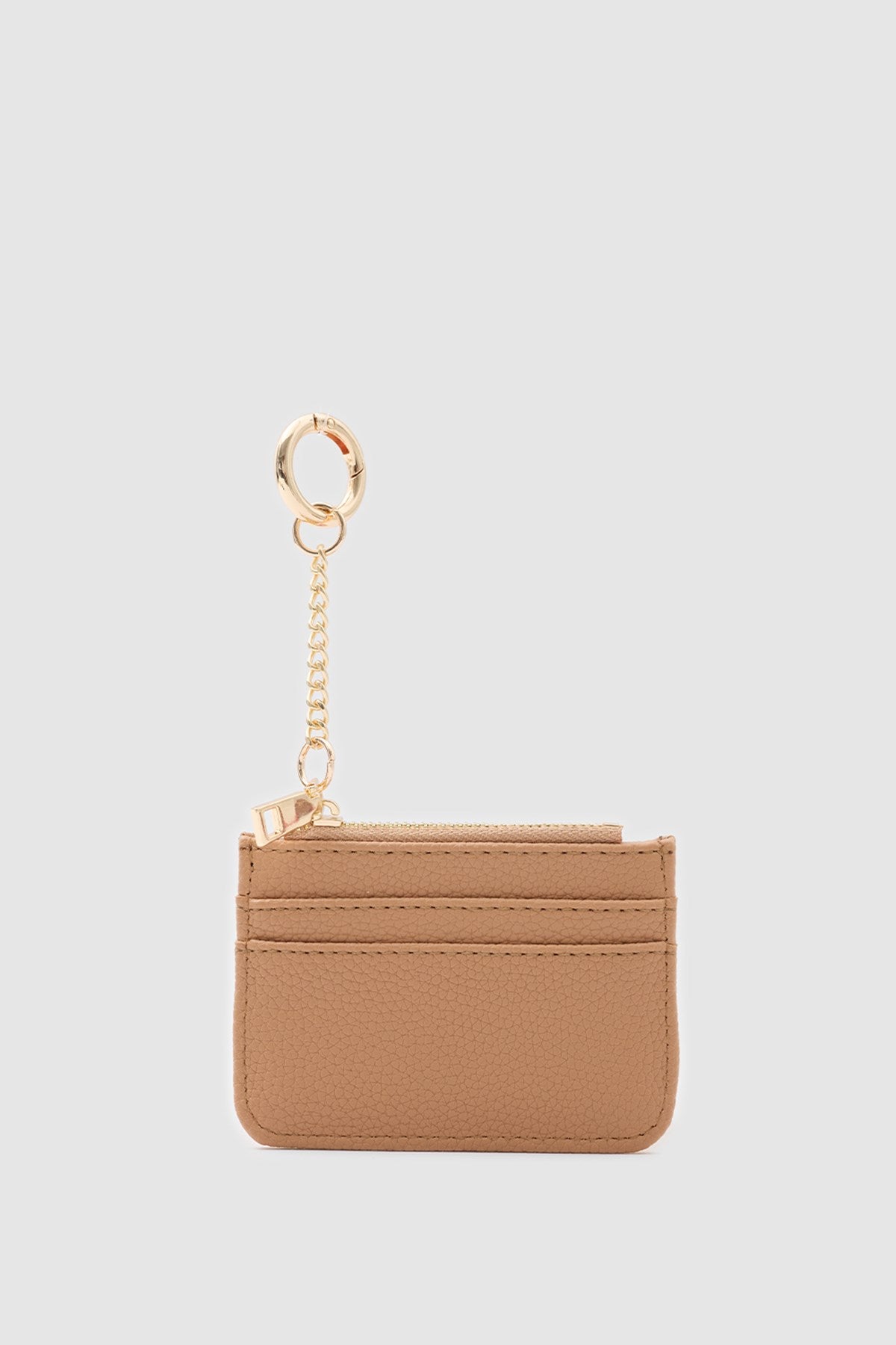 Bijou Zip Cardholder in camel, view 5 – Nouva