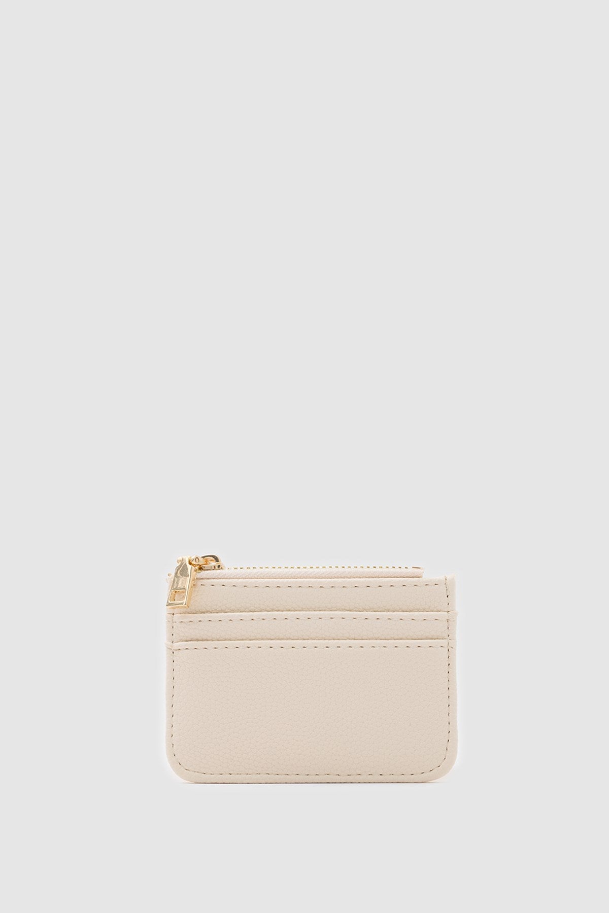 Bijou Zip Cardholder in cream, view 3 – Nouva