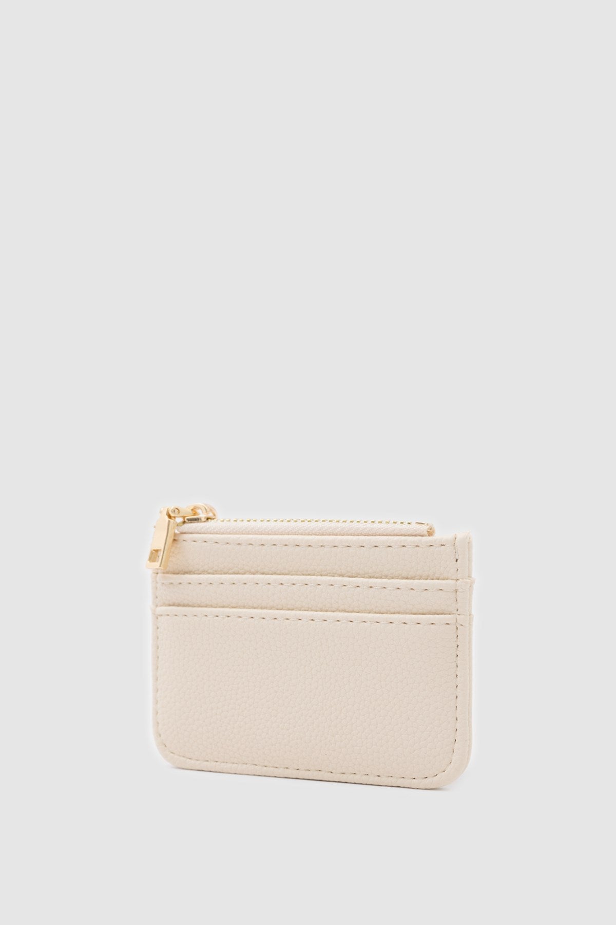 Bijou Zip Cardholder in cream, view 4 – Nouva