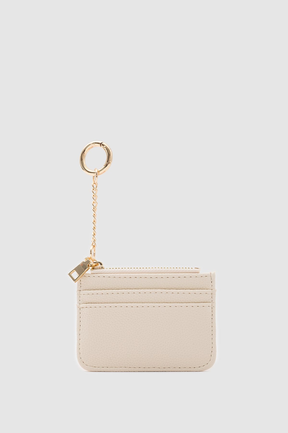 Bijou Zip Cardholder in cream, view 5 – Nouva