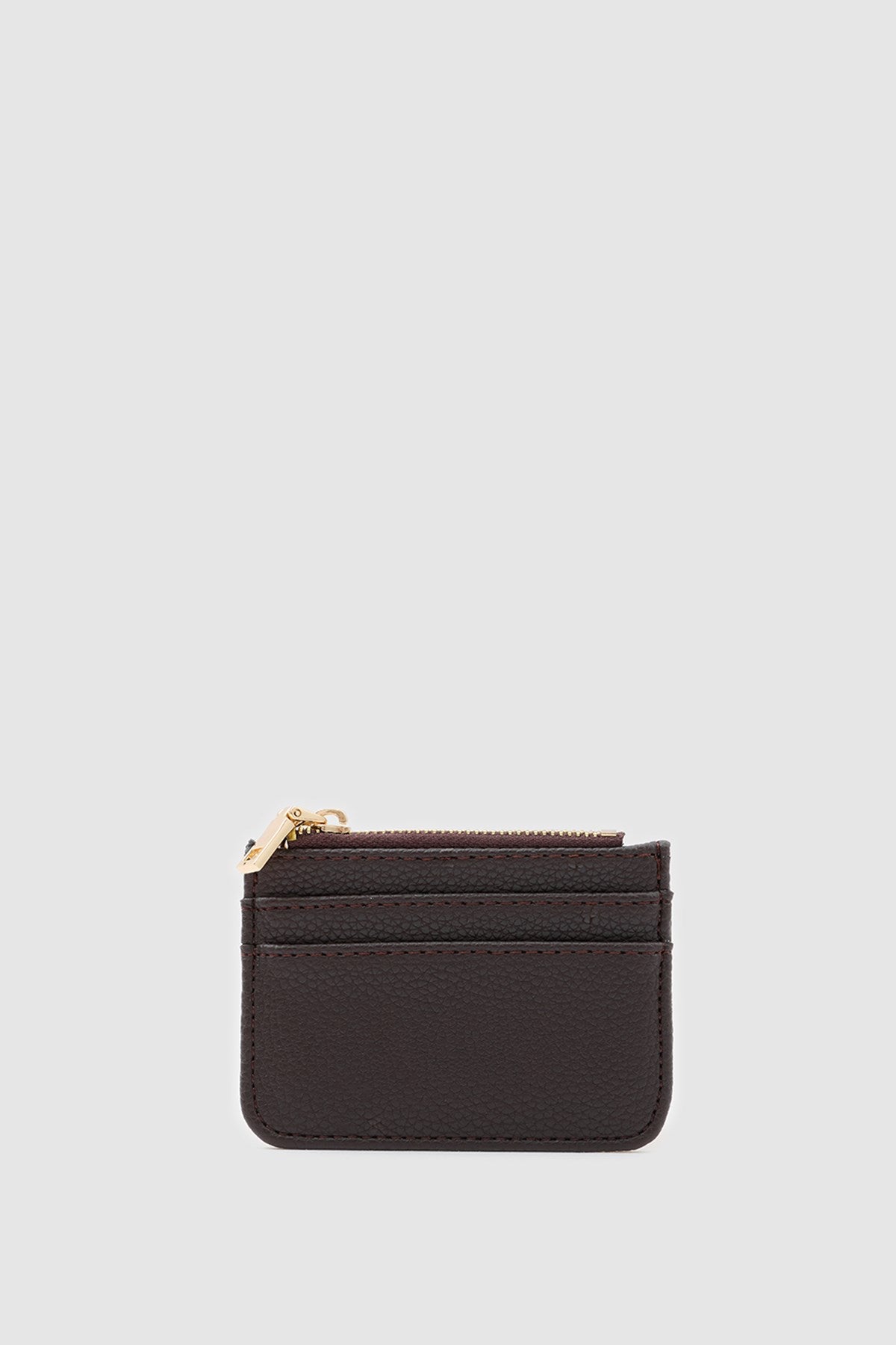 Bijou Zip Cardholder in espresso, view 3 – Nouva
