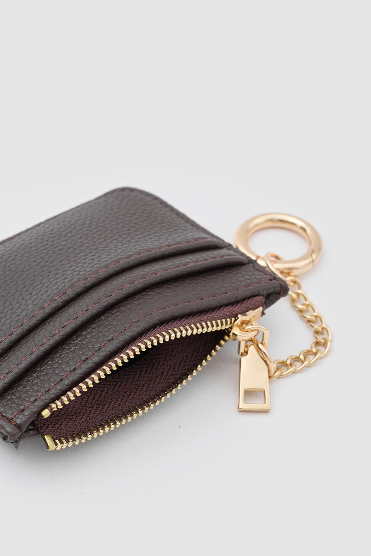 Bijou Zip Cardholder in espresso, view 7 – Nouva