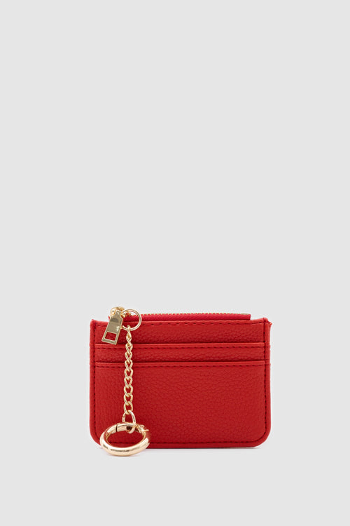 Bijou Zip Cardholder in red – women's cardholder by Nouva