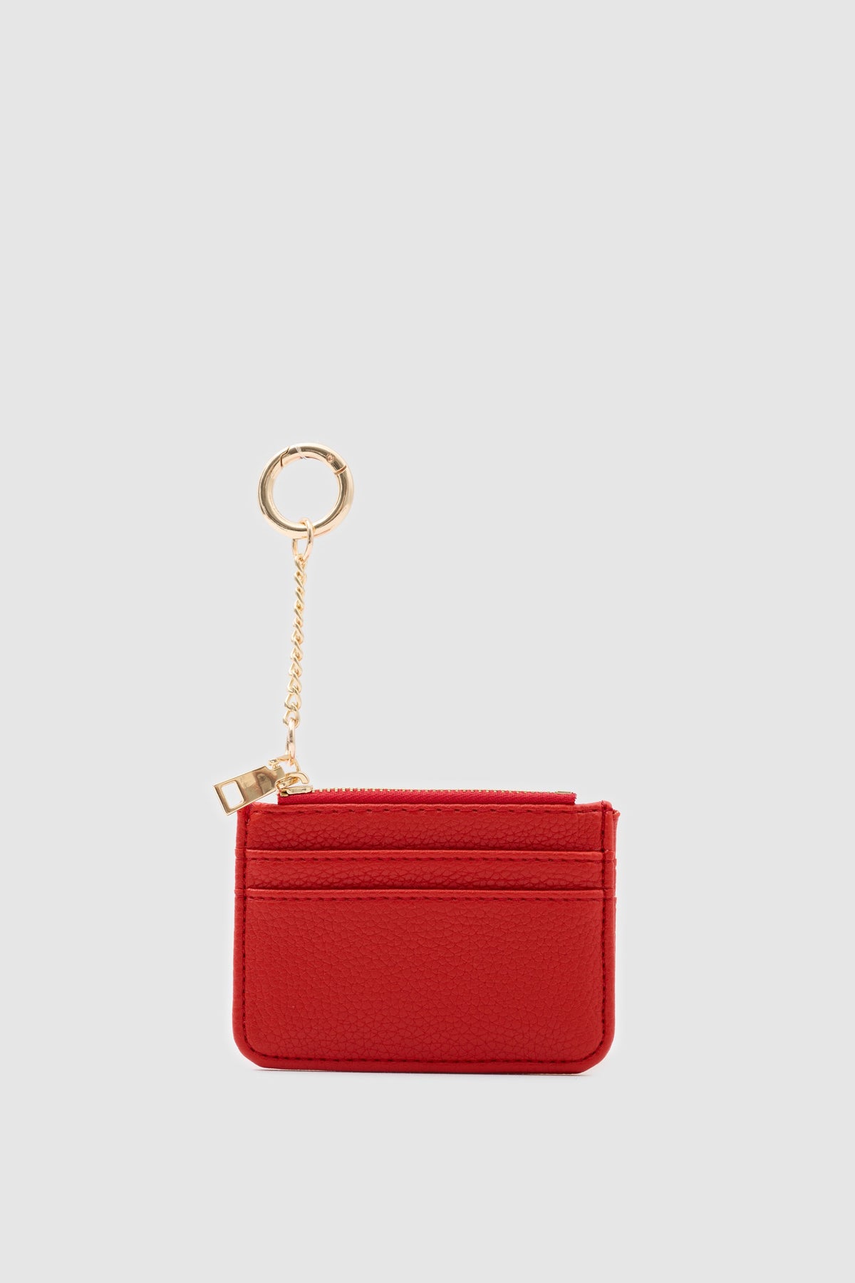 Bijou Zip Cardholder in red, view 3 – Nouva