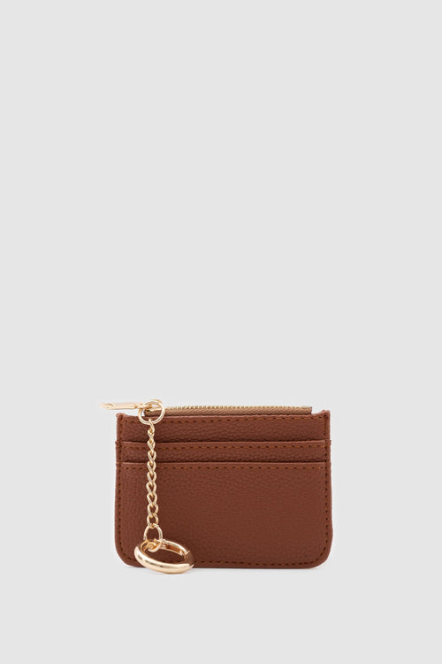 Bijou Zip Cardholder in tan – women's cardholder by Nouva