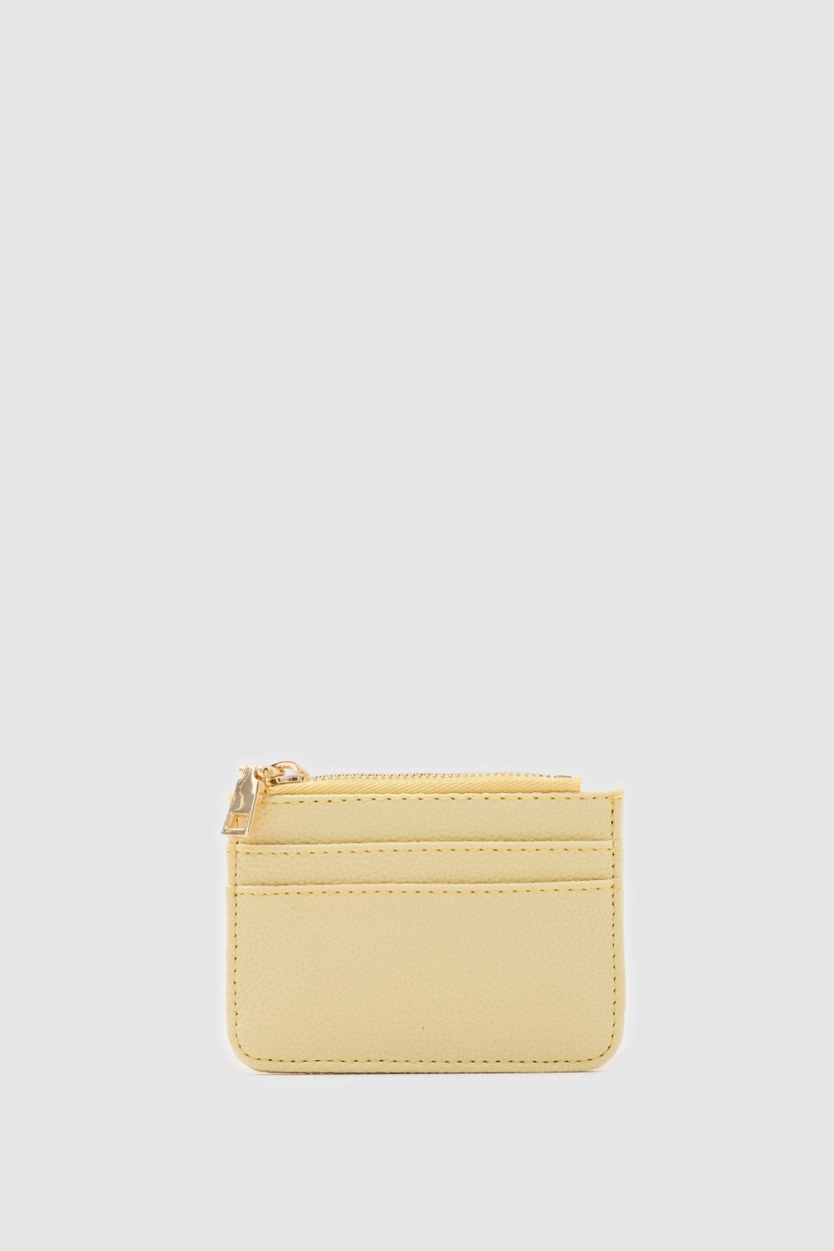 Bijou Zip Cardholder in yellow, view 3 – Nouva