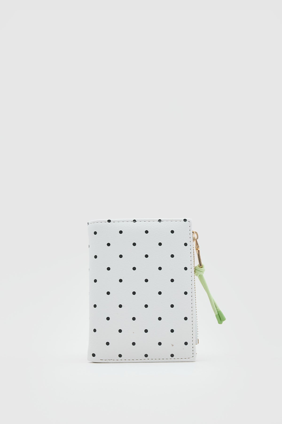 Coquette Polka Dot Wallet in white – women's wallet by Nouva