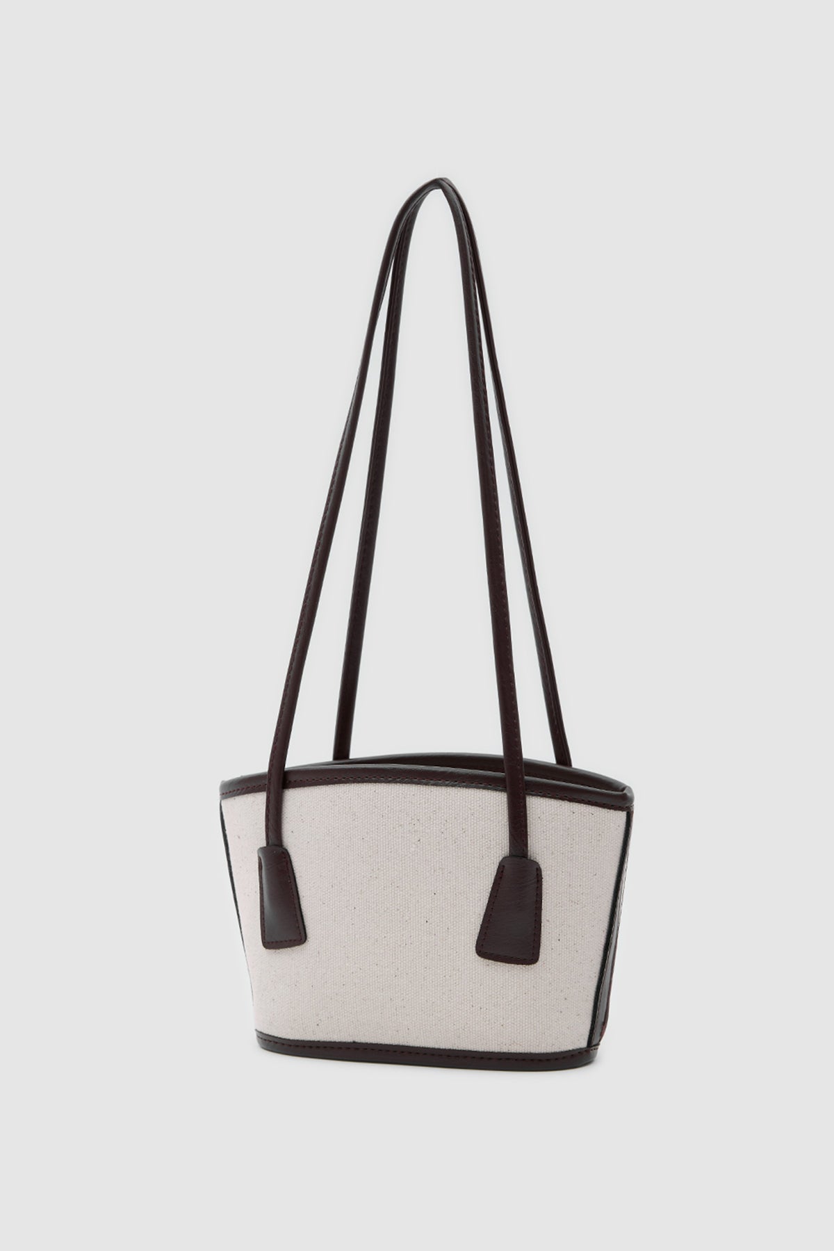 Dubhe Canvas Bucket Bag in brown, view 2 – Nouva