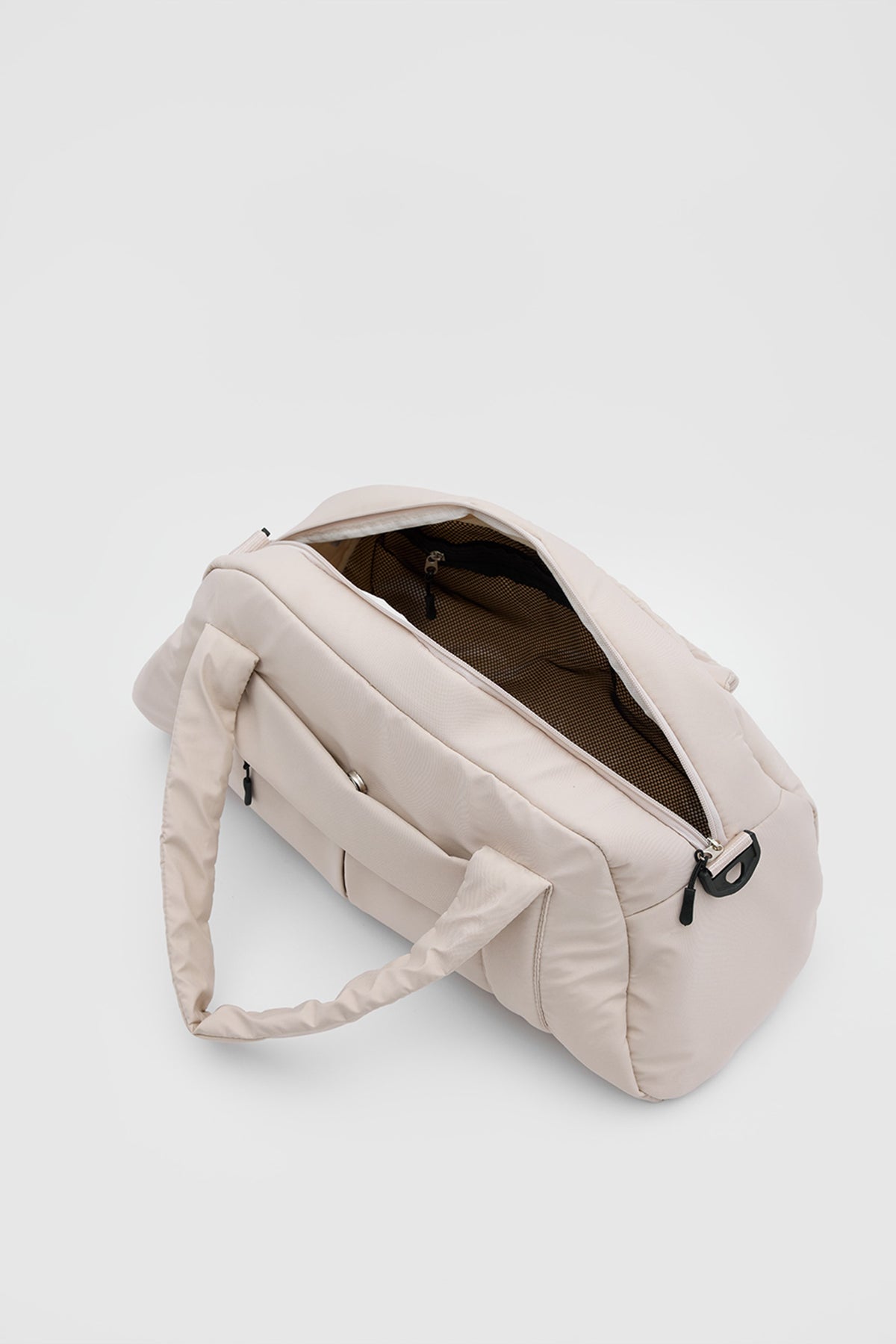 Fomalhaut Weekender Bag in beige, view 3 – Nouva
