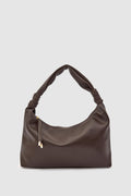Munira Oval Shoulder Bag in espresso – women's shoulder bag by Nouva