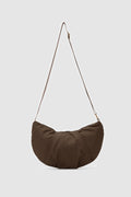 Nasr Sport Shoulder Bag in dark brown – women's shoulder bag by Nouva