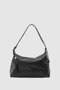 Qamar Slouchy Shoulder Bag in black – women's shoulder bag by Nouva
