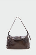 Qamar Slouchy Shoulder Bag in brown – women's shoulder bag by Nouva