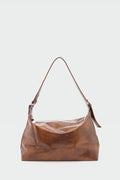 Qamar Slouchy Shoulder Bag in tan – women's shoulder bag by Nouva
