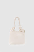 Rigel Asymmetric Shoulder Bag in cream – women's shoulder bag by Nouva