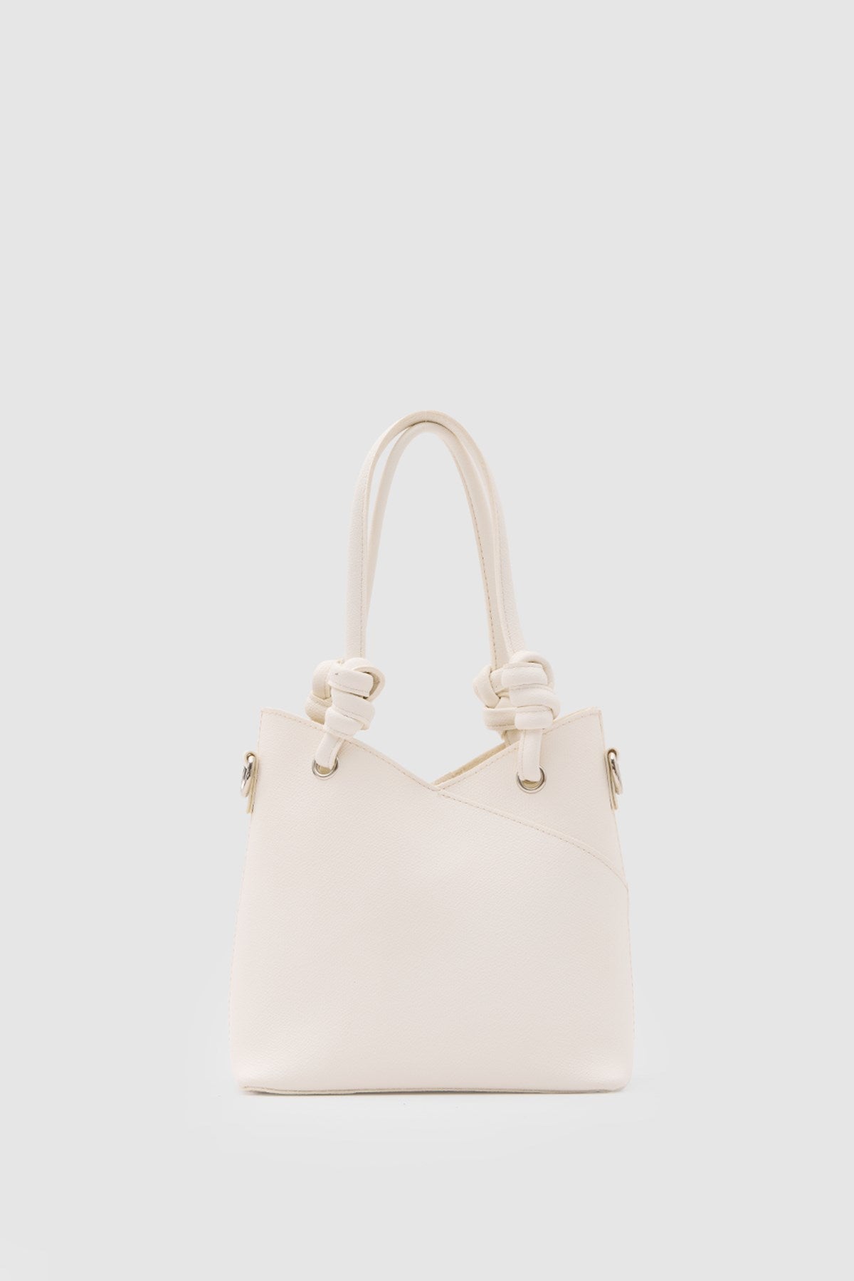 Rigel Asymmetric Shoulder Bag in cream – women's shoulder bag by Nouva