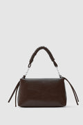 Shira Chain and Tassel Crossbody Bag in brown – women's crossbody bag by Nouva