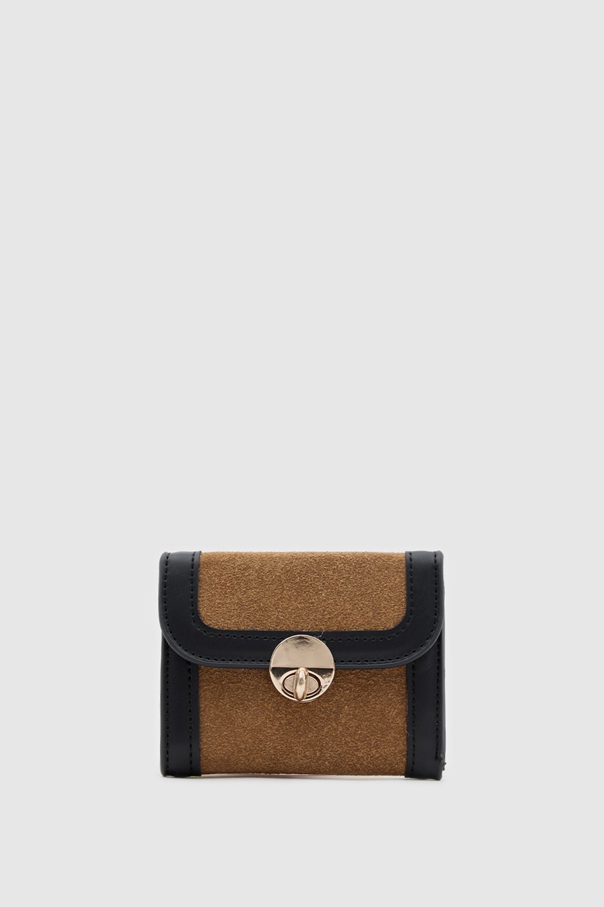 Tresor Suede Wallet in tan – women's suede wallet by Nouva