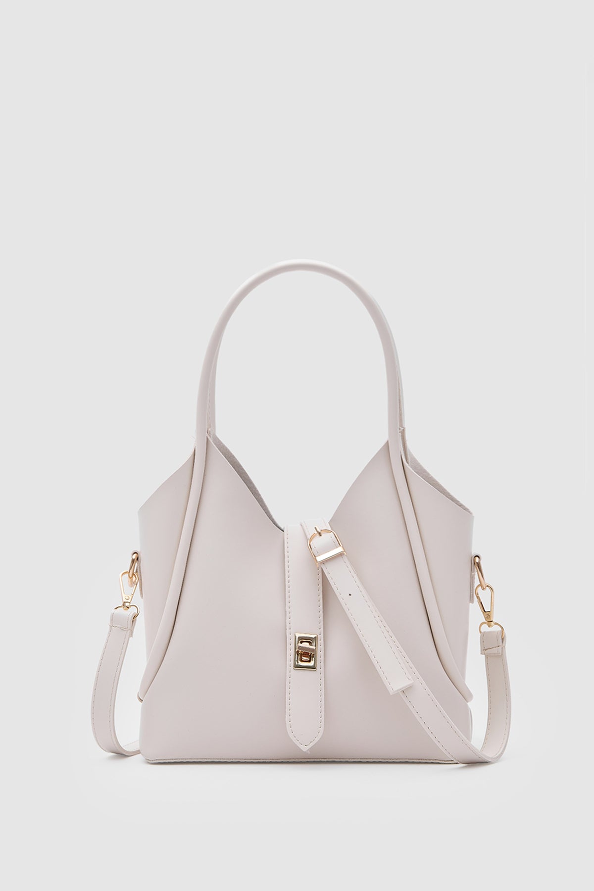 Vega Top-Handle Crossbody Bag in cream – women's crossbody bag by Nouva