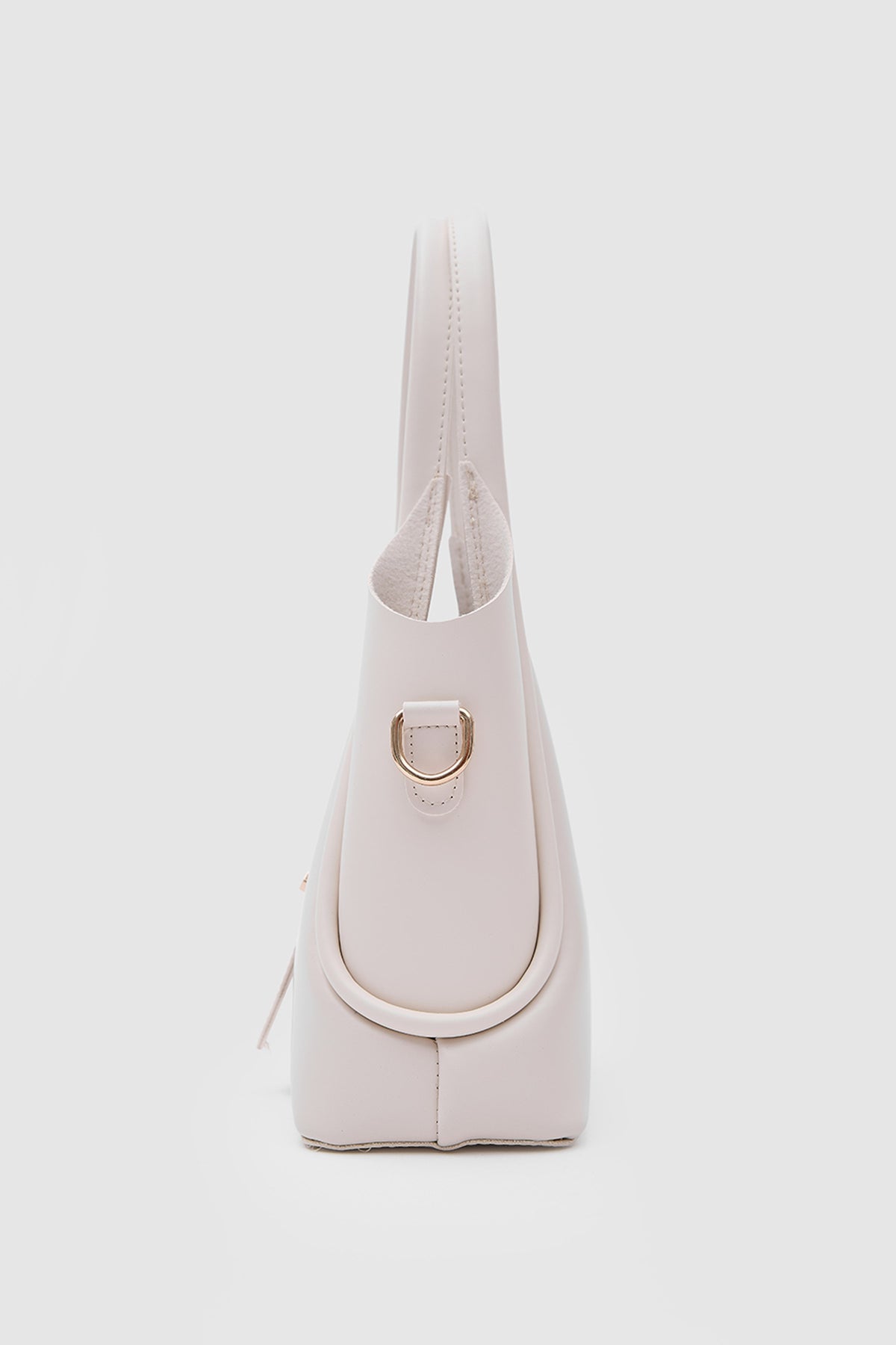 Vega Top-Handle Crossbody Bag in cream, view 9 – Nouva